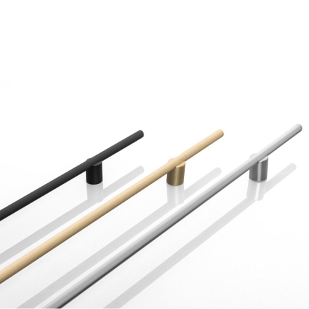 Mâner pentru mobilă Linea GTV, auriu deschis periat, L: 1200 mm [3]