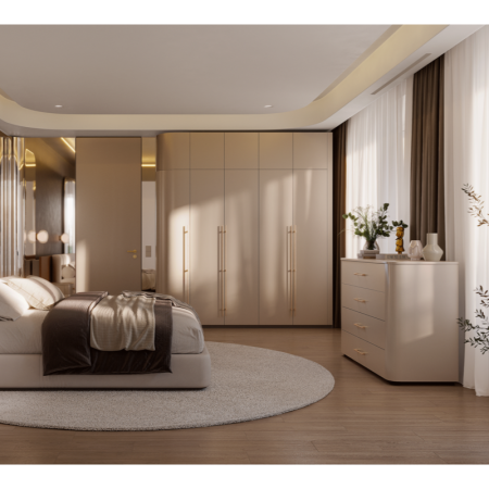 Mâner pentru mobilă Linea GTV, auriu deschis periat, L: 1200 mm [5]