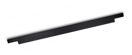 Manere si butoni - Maner pentru mobila Linear, finisaj negru periat, L:897 mm