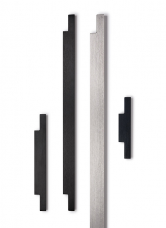 Maner pentru mobila Linear, finisaj negru periat, L:997 mm [3]