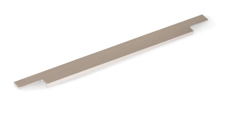 Moderne - Maner pentru mobila Linear, finisaj otel inoxidabil, L:197 mm