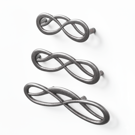 Maner pentru mobila Loire, finisaj argint antichizat, L:105 mm [4]