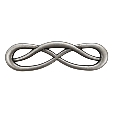 Maner pentru mobila Loire, finisaj argint antichizat, L:140 mm [1]