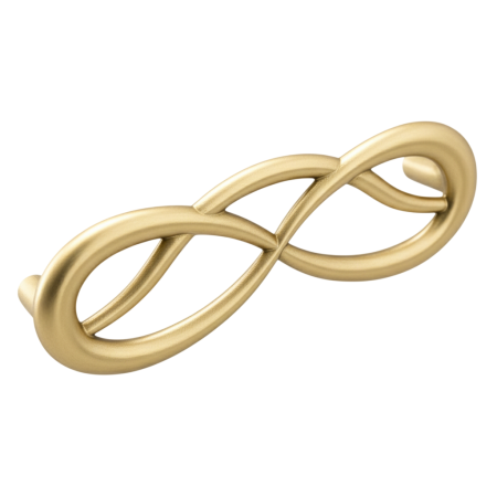 Moderne - Maner pentru mobila Loire, finisaj auriu, L:105 mm