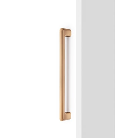 Maner pentru mobila Luv Big, finisaj alama cava periata, L:419 mm [2]