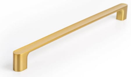 Manere si butoni - Maner pentru mobila Luv, finisaj alama cava periata, L: 330 mm