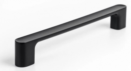 Manere si butoni - Maner pentru mobila Luv, finisaj negru mat, L 202 mm