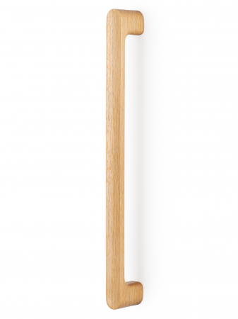 Manere si butoni - Maner pentru mobila Luv Wood, finisaj stejar, L:418,5 mm