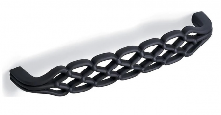 Clasice si vintage - Maner pentru mobila Luxe, finisaj negru mat CB, 128 mm