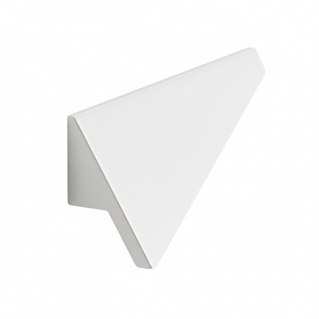 Maner pentru mobila Luz, finisaj alb, L:400 mm [1]