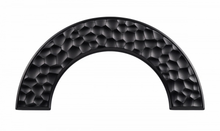 Moderne - Maner pentru mobila Melis, finisaj negru mat CB, 128 mm