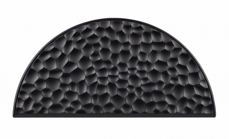 Moderne - Maner pentru mobila Melis, finisaj negru mat CB, 96 mm