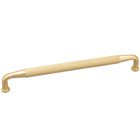 Moderne - Maner pentru mobila Mesh, finisaj auriu periat anodizat, L:204 mm