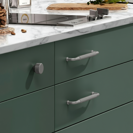 Maner pentru mobila Mesh, finisaj nichel periat anodizat, L:332 mm [2]