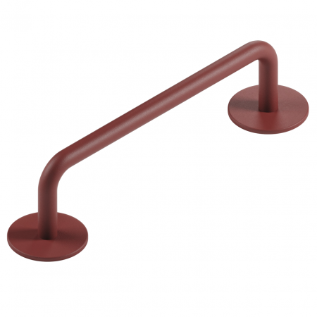 Moderne - Maner pentru mobila Milano Viefe, finisaj rosu volcano, L:121 mm