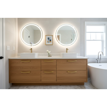 Maner pentru mobila Milton, finisaj alama satin, L:279 mm [4]