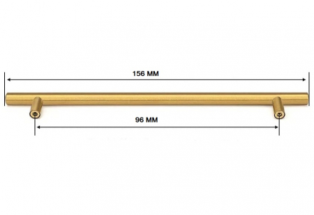 Maner pentru mobila Mirko, finisaj alama mata, L:156 mm [2]