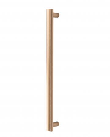 Moderne - Maner pentru mobila Moon Big, finisaj alama cava periata, L:424 mm