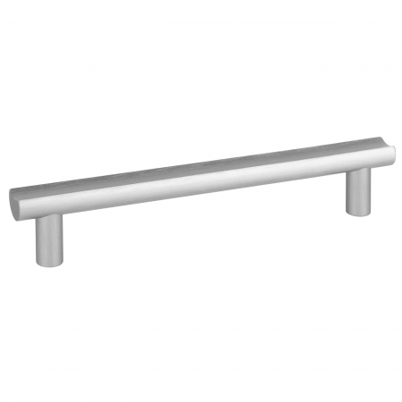 Moderne - Maner pentru mobila Moon, finisaj otel inoxidabil, L:193 mm