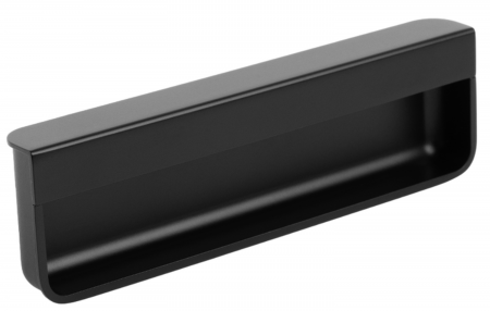 Moderne - Maner ingropat pentru mobila Moule, finisaj negru mat, L:154 mm