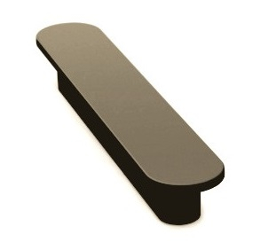 Manere si butoni - Maner pentru mobila Myra, finisaj gri maro, L:122 mm