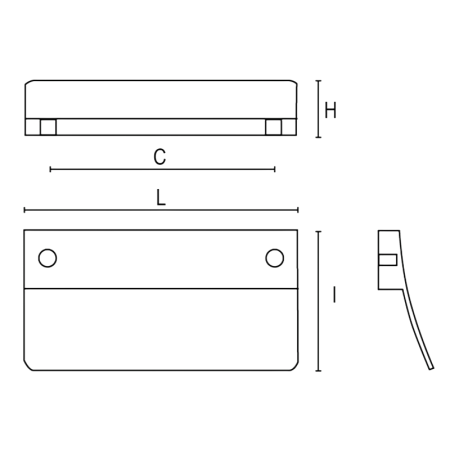 Maner pentru mobila Naldo, finisaj negru cobalt, L:78 mm [4]