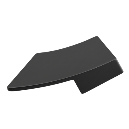 Maner pentru mobila Naldo, finisaj negru cobalt, L:78 mm [1]