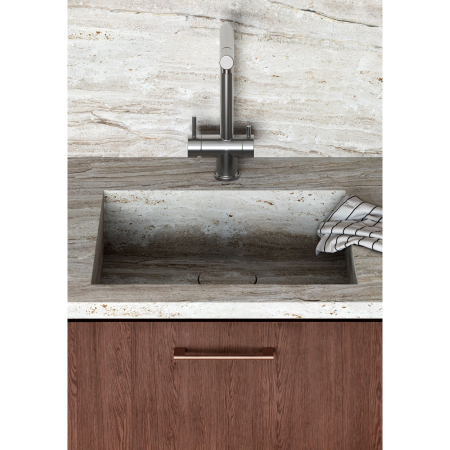 Maner pentru mobila Nexx, finisaj bronz periat, L:180 mm [3]