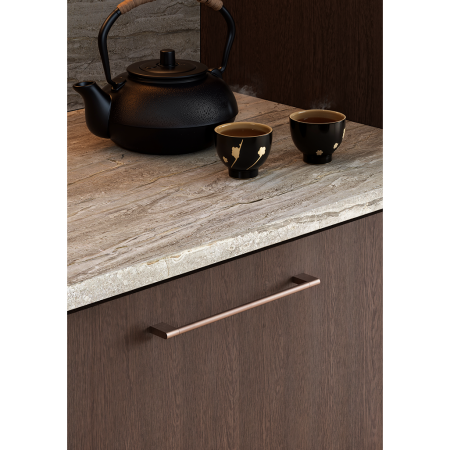 Maner pentru mobila Nexx, finisaj bronz periat, L:276 mm [2]