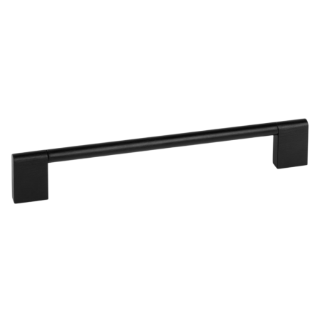 Moderne - Maner pentru mobila Nexx, finisaj negru periat, L:180 mm