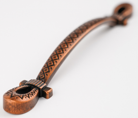 Maner pentru mobila Nicole, finisaj cupru antichizat CB, 192 mm [2]