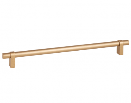 Moderne - Maner pentru mobila Nobb, finisaj alama cava periata, L:372 mm