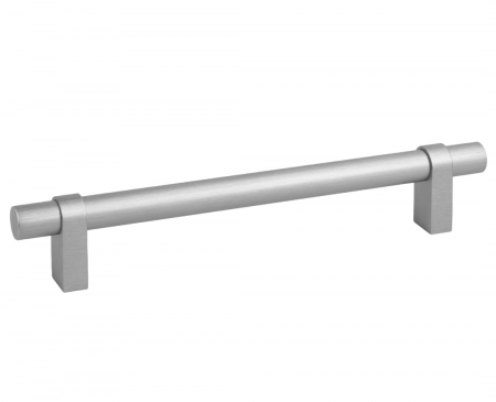 Moderne - Maner pentru mobila Nobb, finisaj otel inoxidabil, L:244 mm