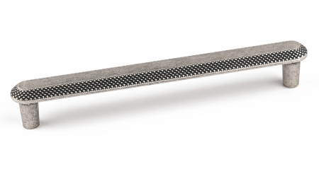 Moderne - Maner pentru mobila Nola, finisaj argint antichizat CB, 160 mm
