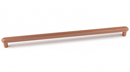 Moderne - Maner pentru mobila Nola, finisaj cupru satin periat CB, 320 mm