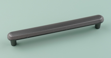 Maner pentru mobila Nola, finisaj negru gun metal CB, 160 mm [4]