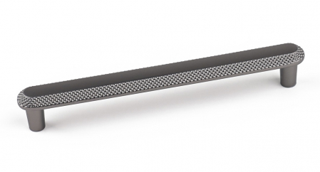 Maner pentru mobila Nola, finisaj negru gun metal CB, 160 mm [0]