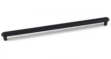 Moderne - Maner pentru mobila Nola, finisaj negru mat CB, 320 mm