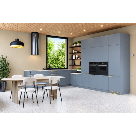 Mâner pentru mobilă Nyxa GTV, auriu periat GT, L: 138 mm [2]