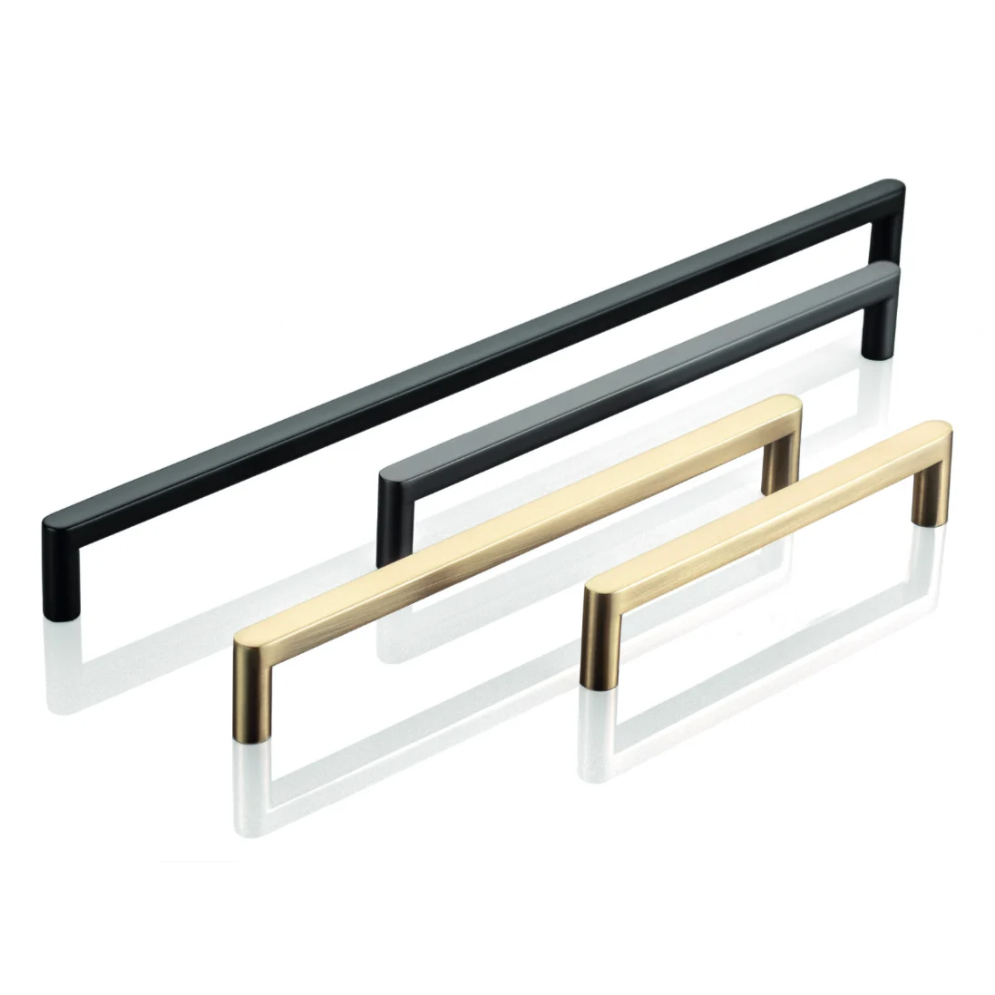 Mâner pentru mobilă Nyxa GTV, negru mat GT, L: 138 mm [5]