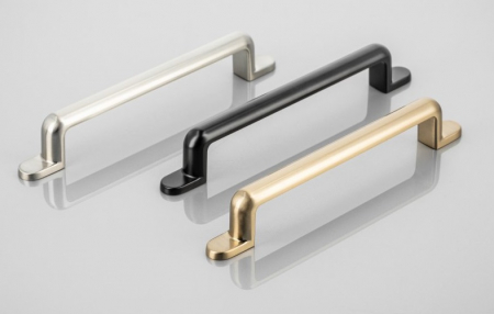 Maner pentru mobila Otto, finisaj negru mat GT, L:166 mm [2]
