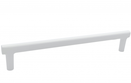FERONERIE SI ACCESORII MOBILA - Maner pentru mobila Oval NV, finisaj alb, L:177 mm