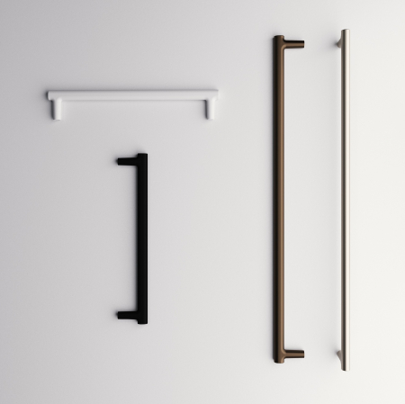 Maner pentru mobila Oval NV, finisaj nichel satin, L:337 mm [4]