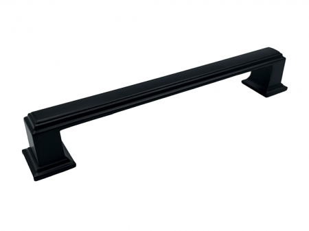 Clasice si vintage - Maner pentru mobila Palace, finisaj negru mat, L:146 mm