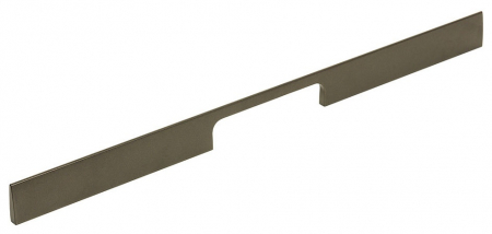 Moderne - Maner pentru mobila Peak, finisaj gri metalizat, L 1800 mm