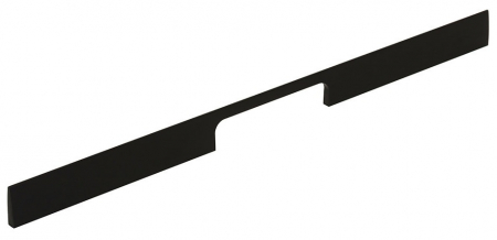 Moderne - Maner pentru mobila Peak, finisaj negru periat, L 1800 mm