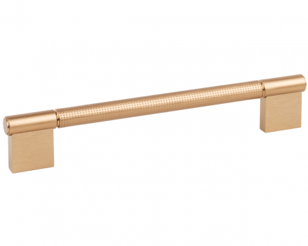 Moderne - Maner pentru mobila Point Viefe, finisaj alama cava periata, L:228 mm