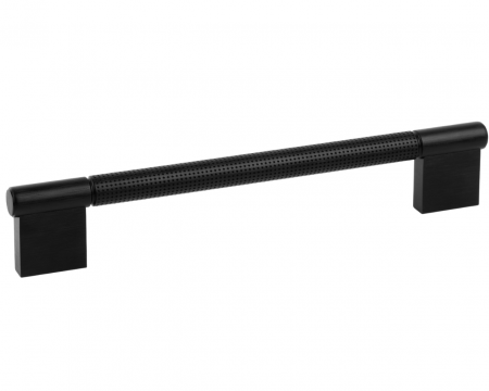 Moderne - Maner pentru mobila Point Viefe, finisaj negru periat, L:228 mm