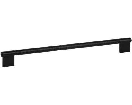 Moderne - Maner pentru mobila Point Viefe, finisaj negru periat, L:356 mm