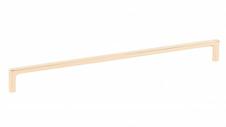 Moderne - Maner pentru mobila Pura, finisaj alama lustruita, L:264 mm